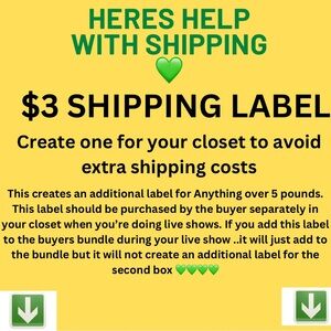 HELP WITH $3 SHIPPING LABEL